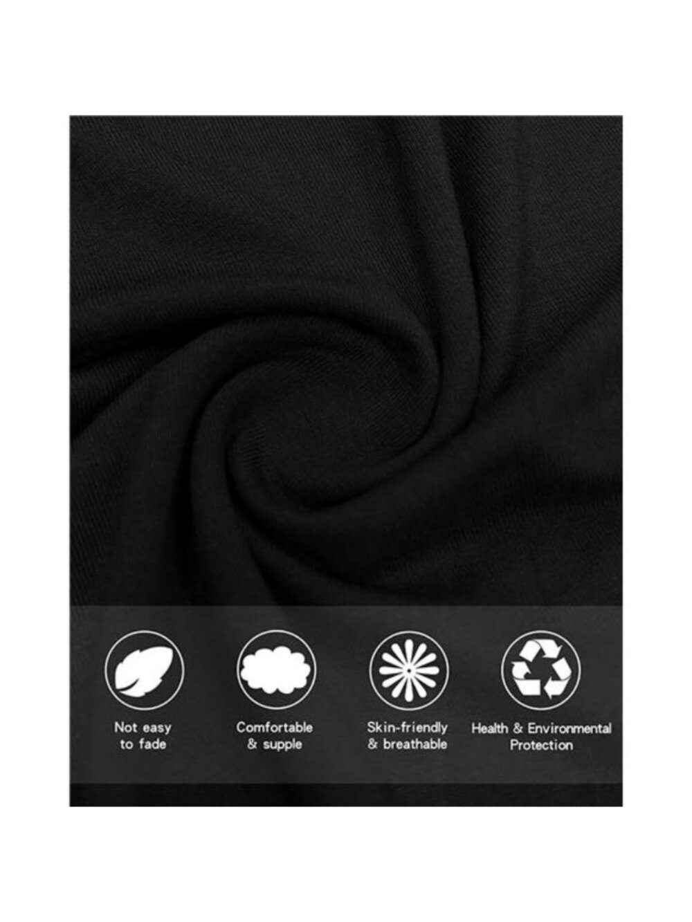 Women's Harem Pants, High Waist Trouser with Pockets, Black - Picture 5 of 5